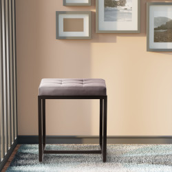 Tabouret Barci B en cuir...