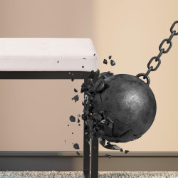 Banc en cuir artificiel...