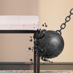 Banc en cuir artificiel...