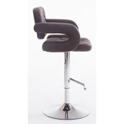 Lot de 2 tabourets de bar Dublin C marron