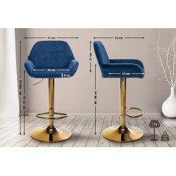 Tabouret de bar Braga en...