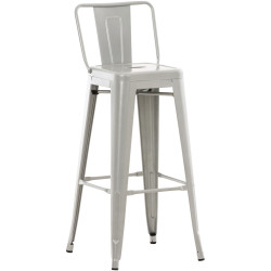 Tabouret de bar Mason argent