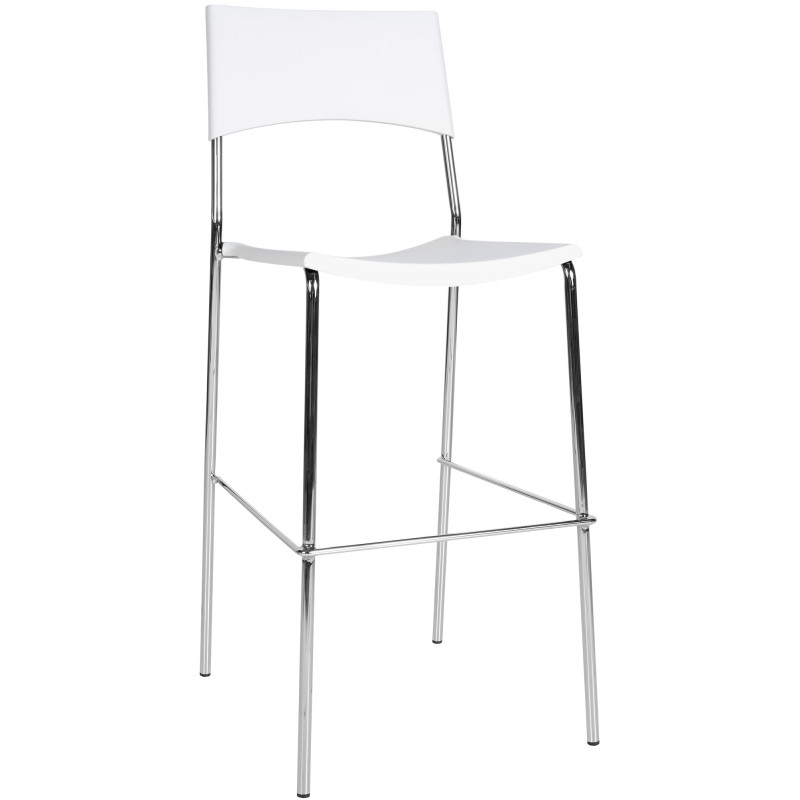 Tabouret de bar Genoa blanc