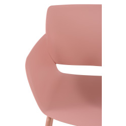 Lot de 2 chaises Alpena roses