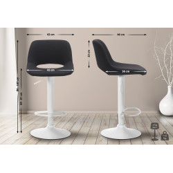 Lot de 2 tabourets de bar...