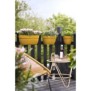 ELHO - Pot de fleurs -  Vibia Campana Easy Hanger Large - Jaune Miel - Balcon extérieur - L 24.1 x W 46 x H 26.5 cm