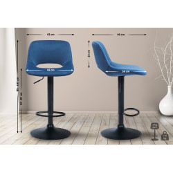 Lot de 2 tabourets de bar...