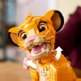 LEGO Disney Classic 43247 Simba, le jeune Roi lion, figurine d'animal collector