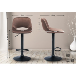 Lot de 2 tabourets de bar...