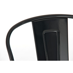 Tabouret de bar Aiden noir