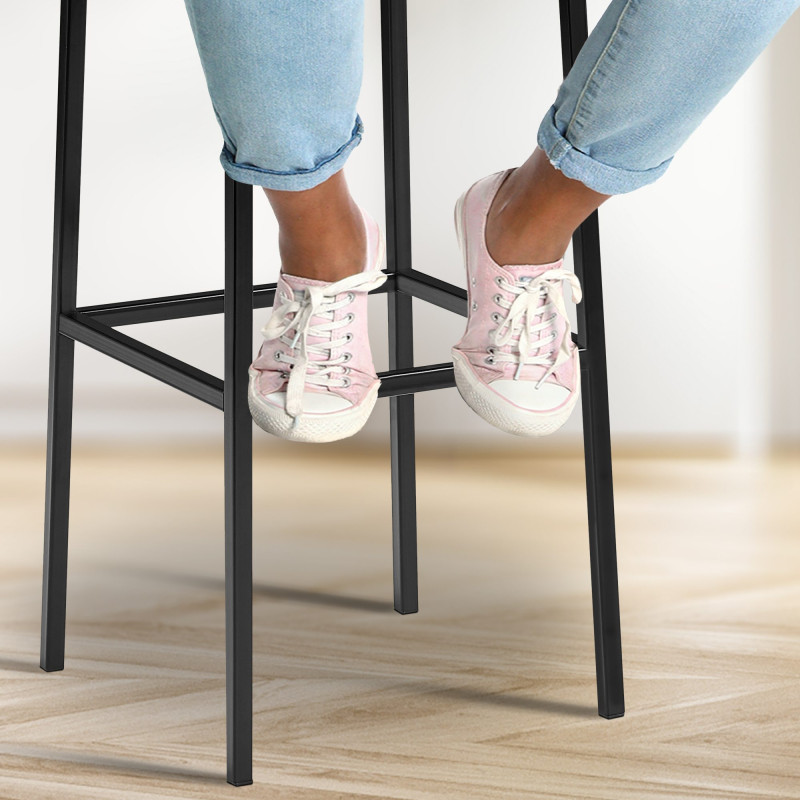 Tabouret de bar Montréal B80 blanc