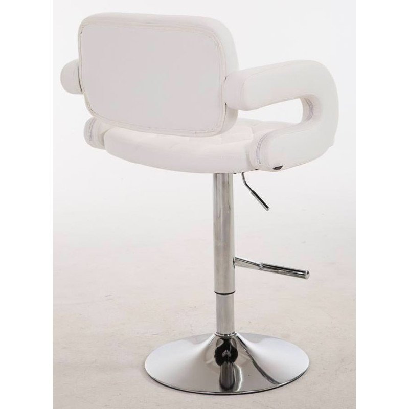 Lot de 2 tabourets de bar Dublin C blanc