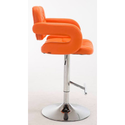 Lot de 2 tabourets de bar Dublin C orange