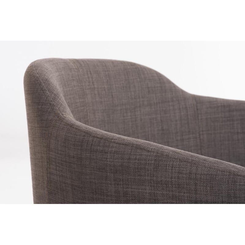 Chaise de salle à manger Magnus tissu gris