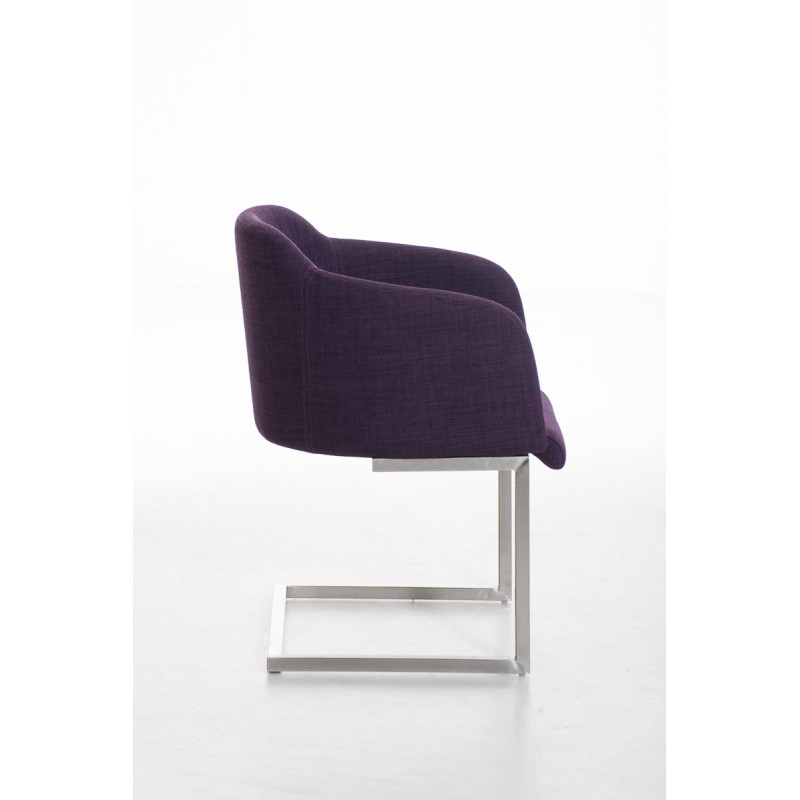 Chaise de salle à manger Magnus tissu violet