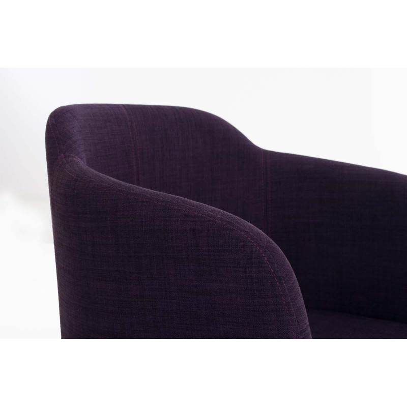 Chaise de salle à manger Magnus tissu violet