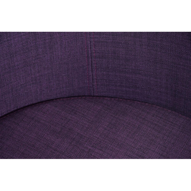 Chaise de salle à manger Magnus tissu violet