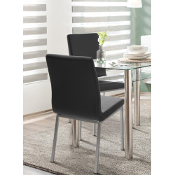 Chaise de salle à manger Colmar noire