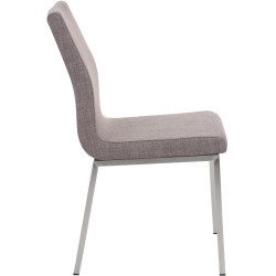 Chaise de salle à manger Colmar TISSU gris