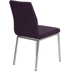 Chaise de salle à manger Colmar TISSU violet