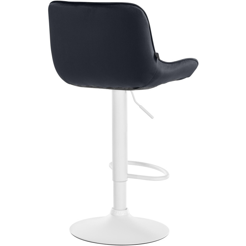 Lot de 2 tabourets de bar en velours Vonore noir