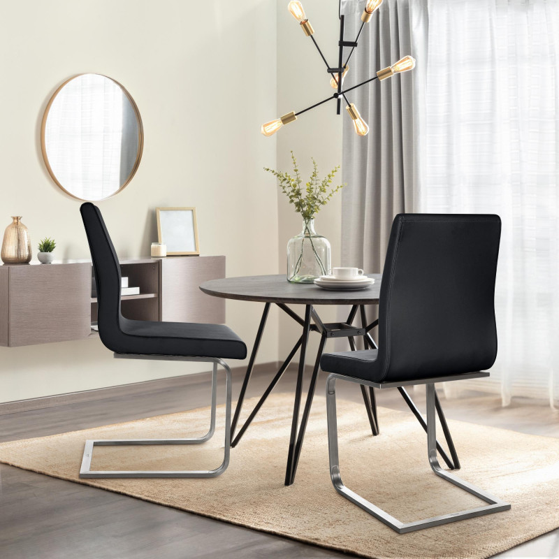 Chaise de salle à manger Belfort noire