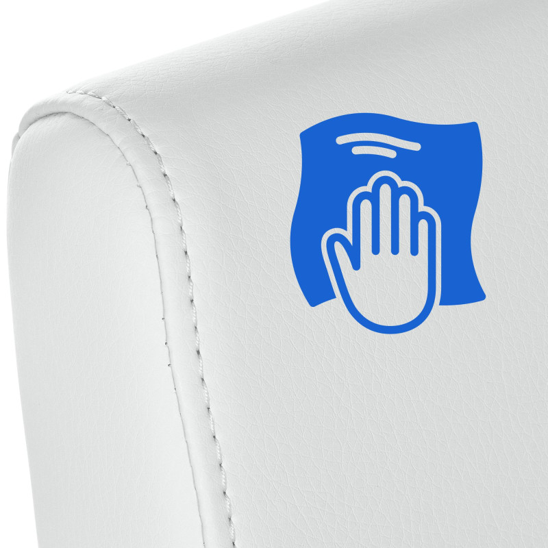 Chaise de salle à manger Belfort blanche