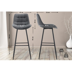 Lot de 2 tabourets de bar...