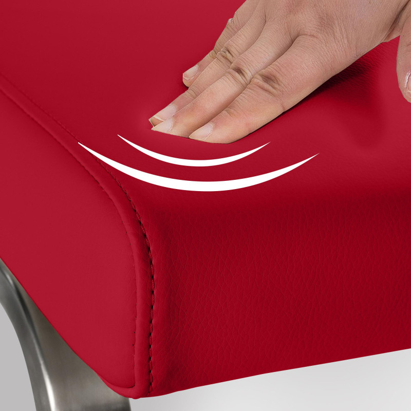 Chaise de salle à manger Belfort rouge