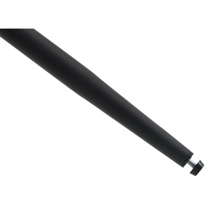Lot de 2 tabourets de bar en velours Dartford noir
