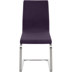 Chaise de salle à manger Belfort TISSU violet