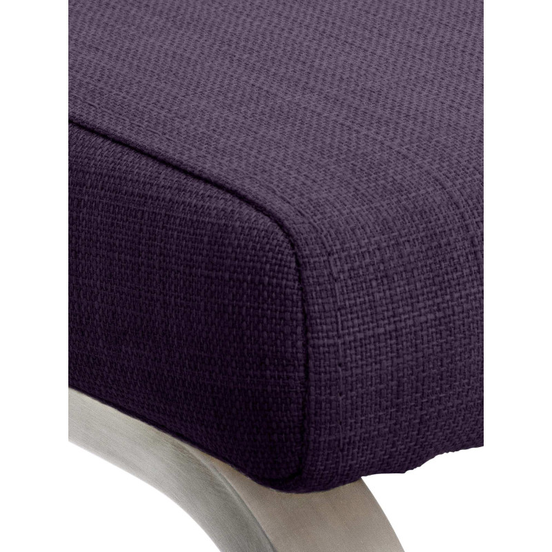 Chaise de salle à manger Belfort TISSU violet