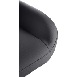 Lot de 2 tabourets de bar Braga Gold simili cuir noir
