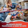 LEGO NINJAGO 71792 Le Robot Bolide Transformable de Sora, Jouet de Ninja pour Enfants 8 Ans