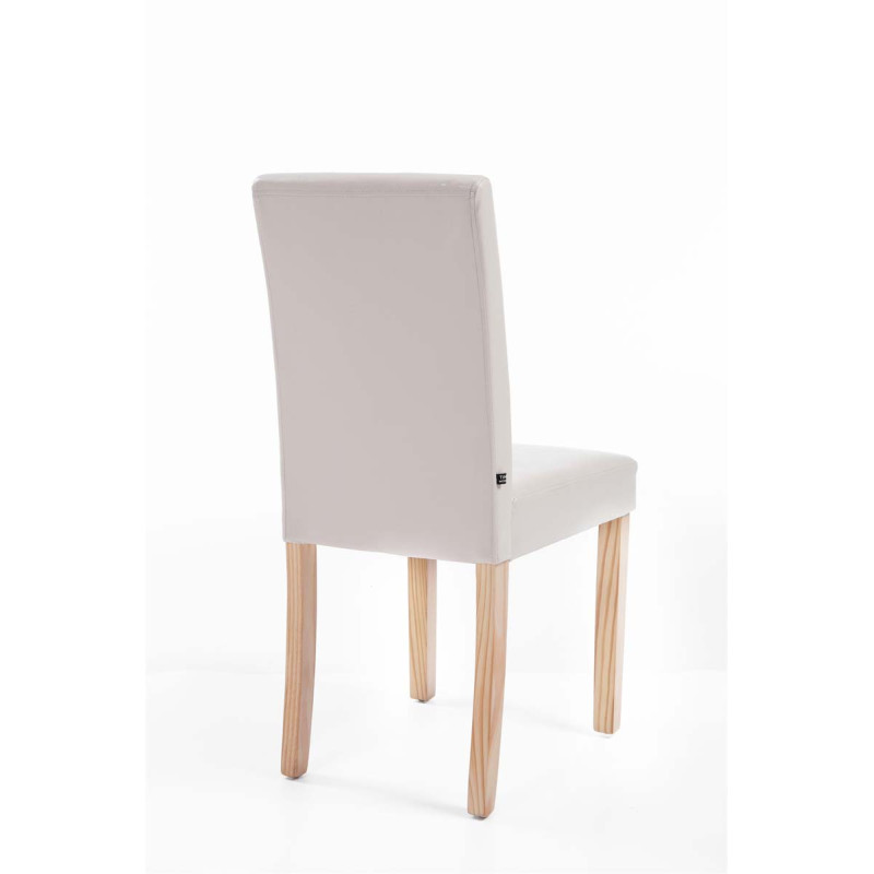 Chaise de salle à manger Ina Natura crème