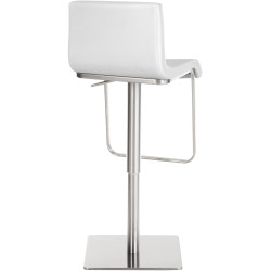 Tabouret de bar Limon E blanc