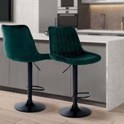 Lot de 2 tabourets de bar...