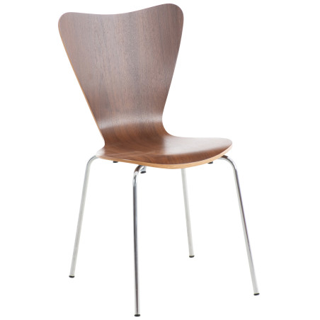 Chaise de salle à manger Calisto noyer