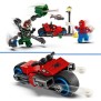 LEGO 76275 Marvel La Course-poursuite en Moto : Spider-Man contre Docteur Octopus, Jouet avec Moto avec Canons