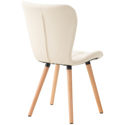 Chaise Elda PU natura crème