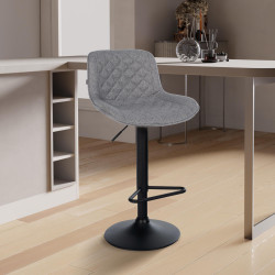 Tabouret de bar en tissu...