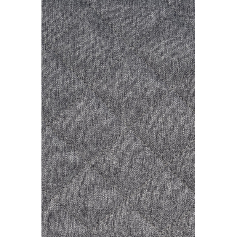Tabouret de bar en tissu Kasson gris foncé