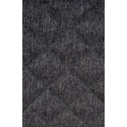 Tabouret de bar en tissu Kasson noir