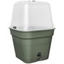 Pot De Fleurs Carré GREEN BASICS - Plastique - Réservoir - Ш20 - Leaf Green