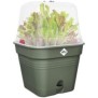 Pot De Fleurs Carré GREEN BASICS - Plastique - Réservoir - Ш20 - Leaf Green