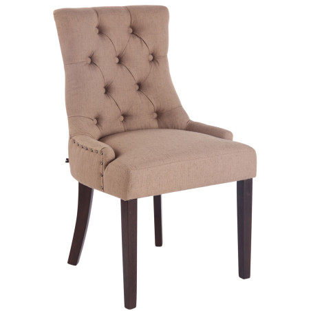 Chaise de salle à manger Aberdeen, tissu taupe antique