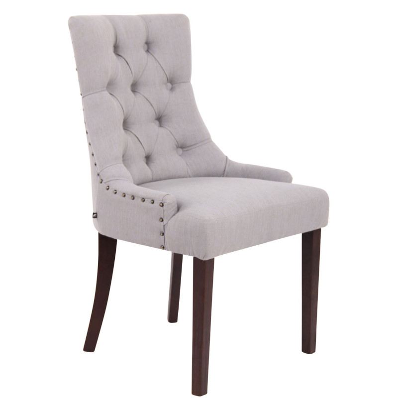 Chaise de salle à manger Aberdeen, tissu gris antique