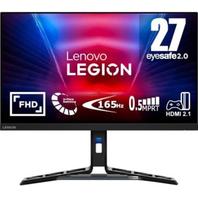 Ecran PC Gamer - LENOVO Legion R27i-30 - 27 IPS FHD 180Hz (OD) - 0,5ms - HDMI 2.1 - DP 1.4 - FreeSync Premium - Ergonomique