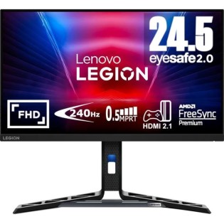 Ecran PC Gamer LENOVO Legion R25f-30 - 24,5 VA - FHD - 0,5ms - 240Hz - 2 x HDMI 1 x DP - AMD FreeSync Premium