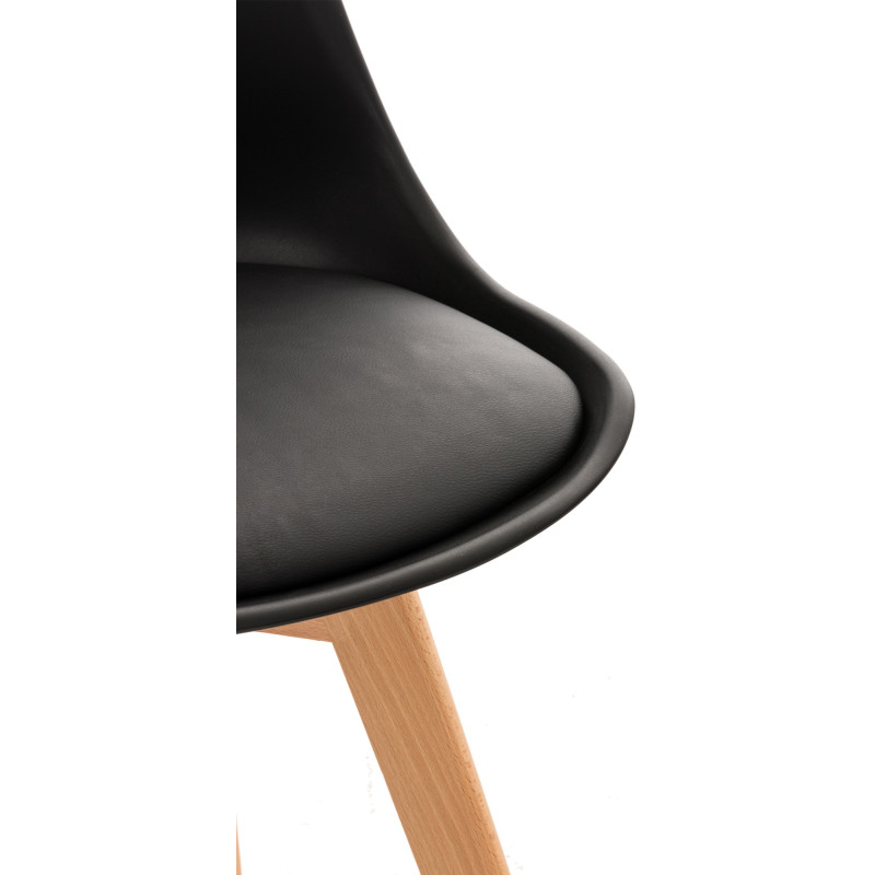 Chaise Linares noire